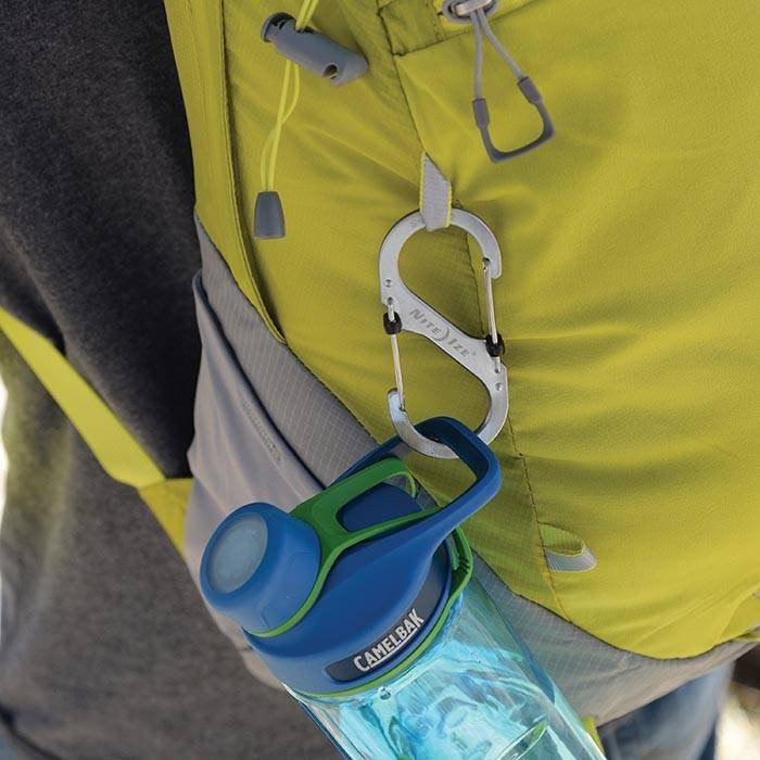 Карабин Nite Ize S-Biner с фиксатором SlideLock № 4 Stainless (LSB4-11-R3)  