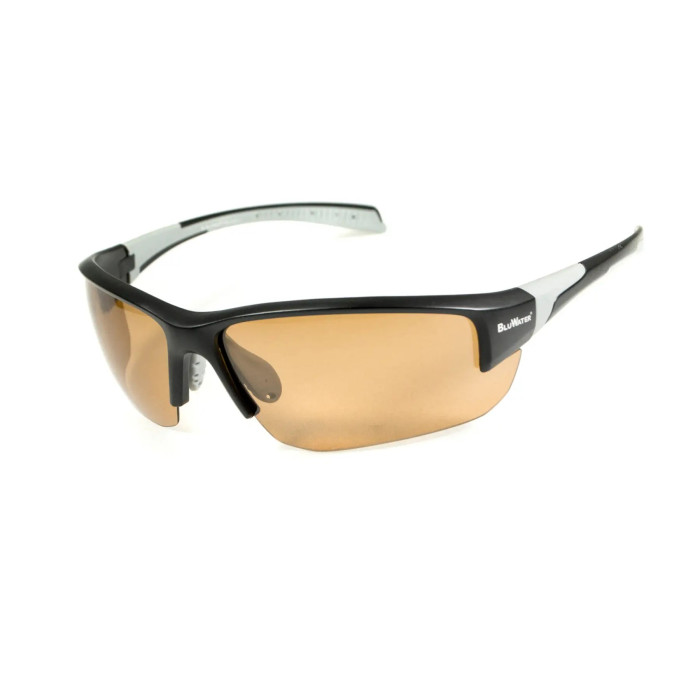 Фотохромные очки с поляризацией BluWater Samson-3 Polarized + Photochromic (brown), коричневые  