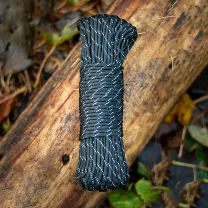 Шнур Lifesystems 550 Paracord 4 mm black  