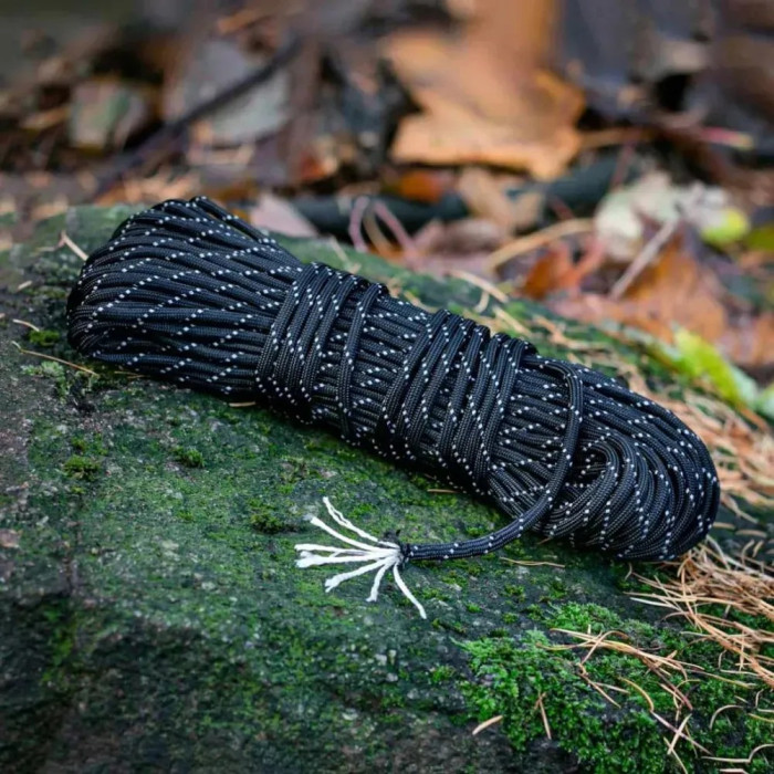 Шнур Lifesystems 550 Paracord 4 mm black  