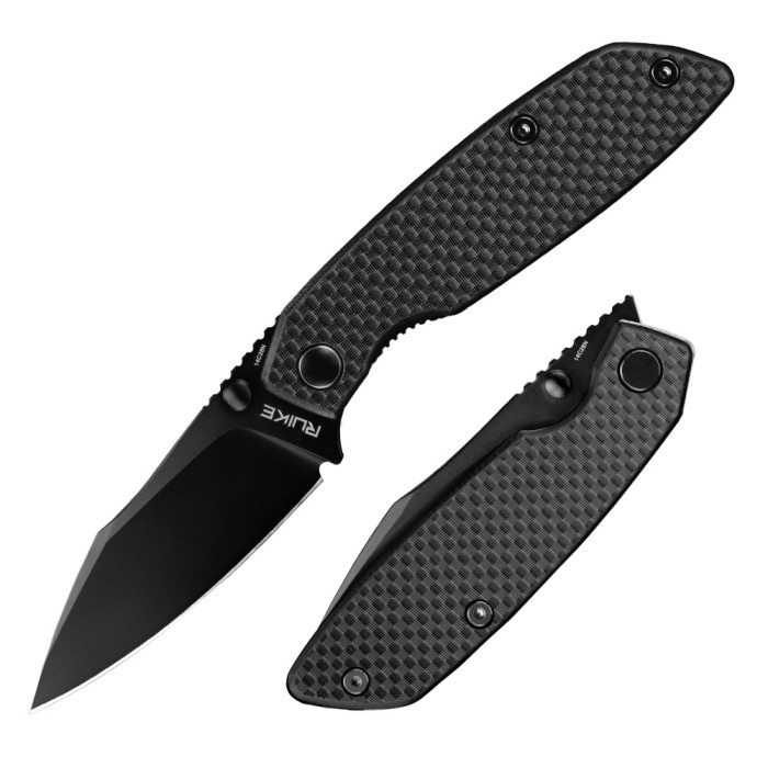 Нож складной туристический Ruike P746-CB2, (8 см) 14C28N / G10 черный