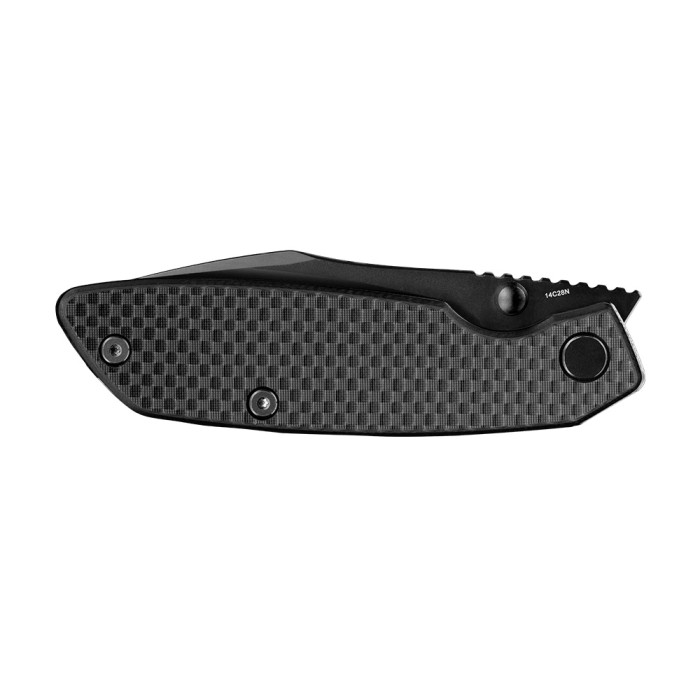 Нож складной туристический Ruike P746-CB2, (8 см) 14C28N / G10 черный  