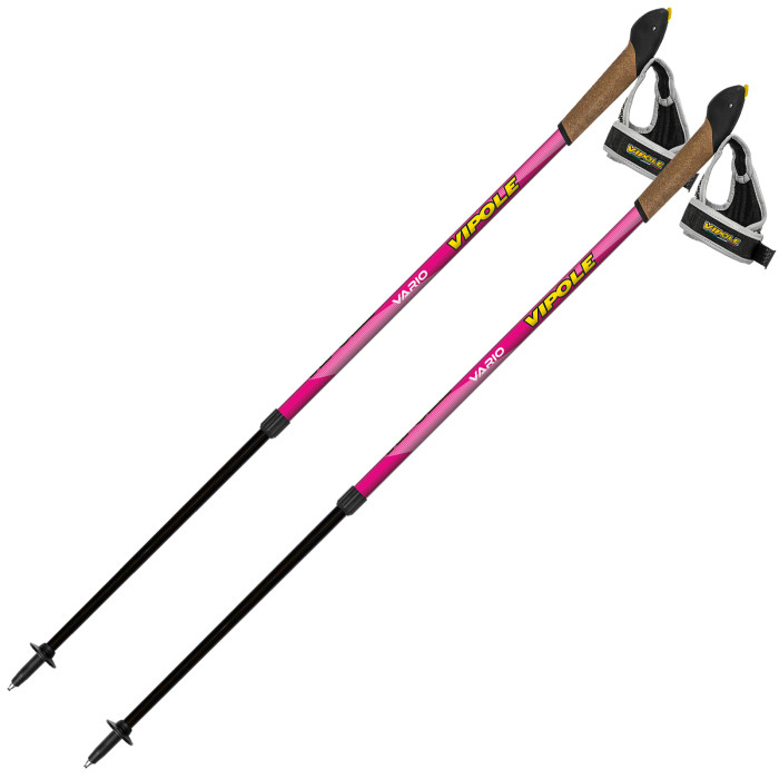 Палки для скандинавской ходьбы Vipole Vario Novice Pink (S2034)  