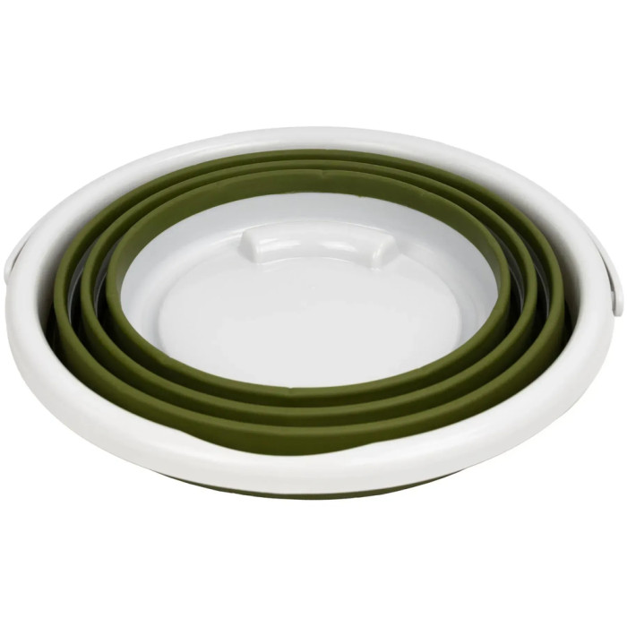 Ведро Tribe Water Bucket 10 л силиконовое T-FJ-0048, olive  