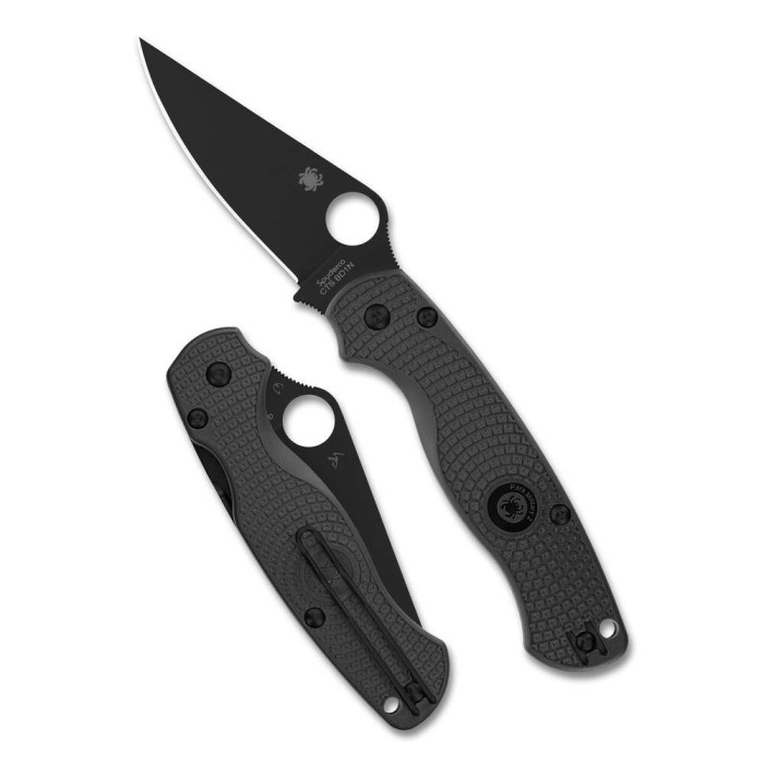 Нож Spyderco Para Military 2 Lightweight, Black Blade, BD1N, FRN, Plainedge black  