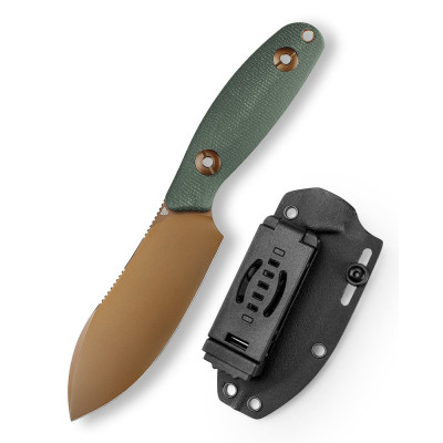 Нож Trivisa Aubergine-BM, 14C28N, G10, Зеленый (JM05-GM-14)