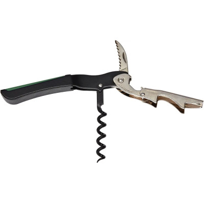 Штопор многофункциональный Due Cigni Gulliver. Цвет зеленый