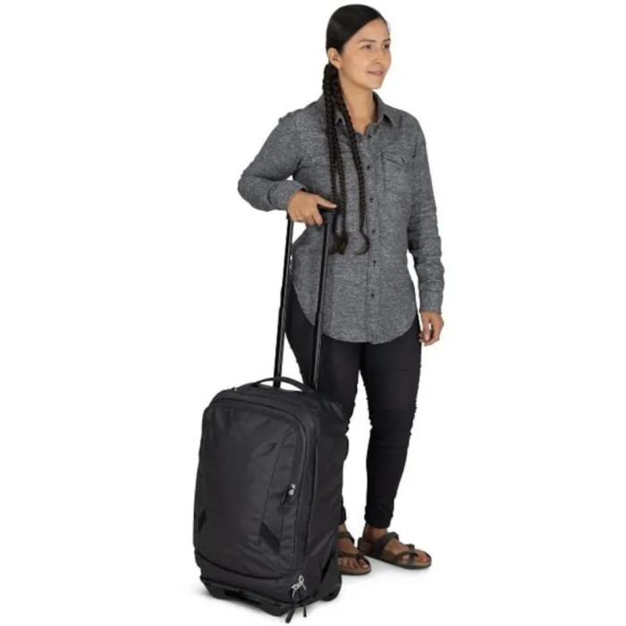 Сумка на колесах Osprey Transporter Wheeled Carry-On 38L raven black/black - O/S - черный  