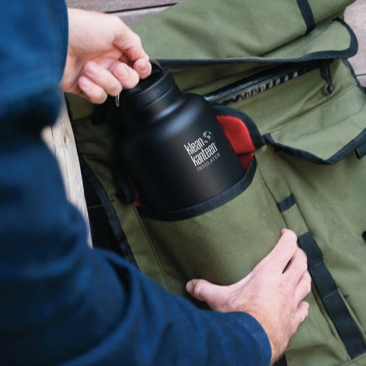 Термобутылка Klean Kanteen TKWide Loop Cap Shale Black Matt 1900 ml  