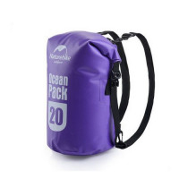 Гермомешок Naturehike Ocean Pack Double shoulder 500D 20 л FS16M020-S purple