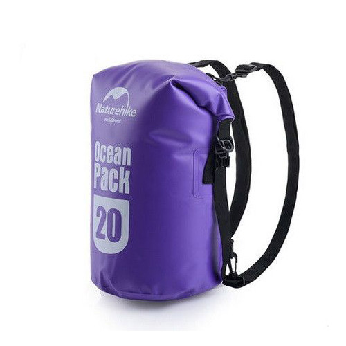 Гермомешок Naturehike Ocean Pack Double shoulder 500D 20 л FS16M020-S purple  