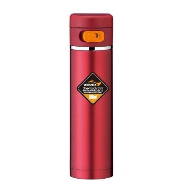 Термос Kovea One-touch Slim - красный, 200 мл 