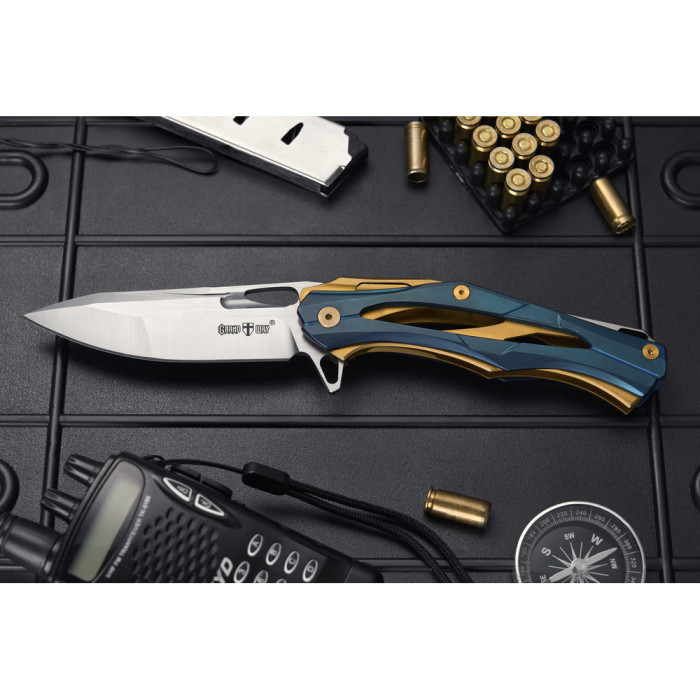 Карманный нож Grand Way SG 062 gold-blue  