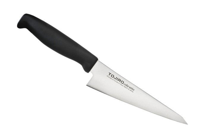 Нож кухонный Tojiro Color Molybdenum Vanadium Steel Chicken Boning Knife 150mm Black F-252BK  