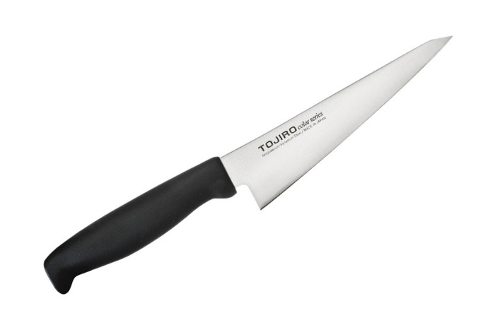 Нож кухонный Tojiro Color Molybdenum Vanadium Steel Chicken Boning Knife 150mm Black F-252BK  