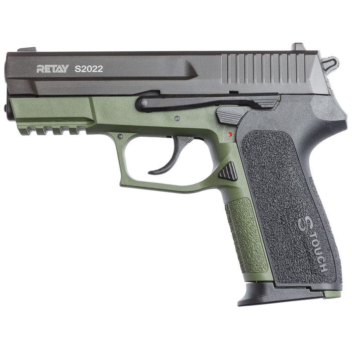 Пистолет стартовый Retay 2022 9мм olive (Y530102G)  