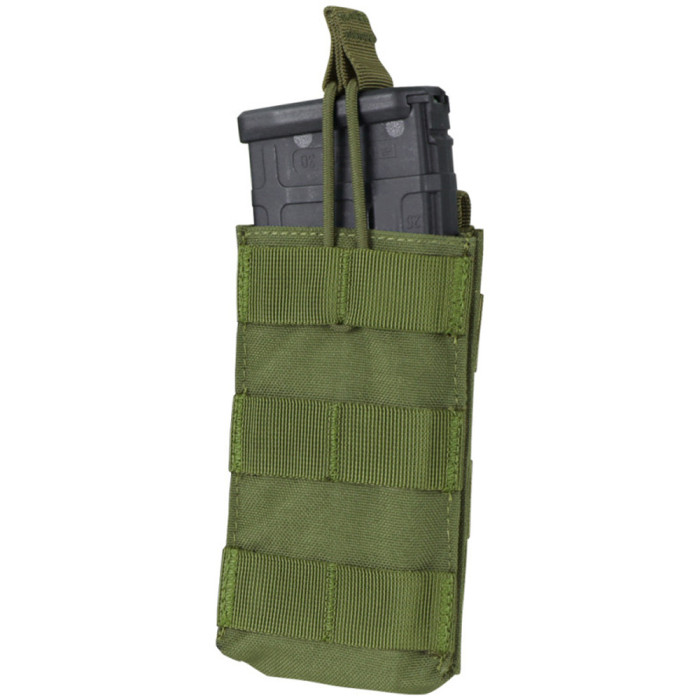 Подсумок Condor SINGLE M4/M16 MAG для 1-го магазина, открытый олива 