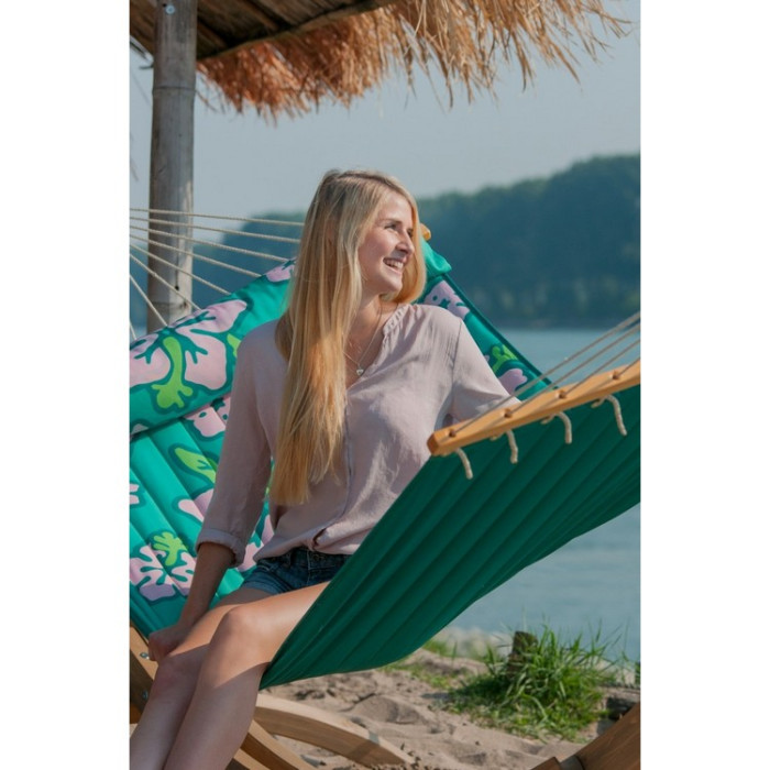 Гамак двухместный с рейками La Siesta Hawaii HQR11-47 palm  