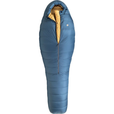 Спальник пуховой Turbat KUK 500 legion blue/dark cheddar - 185 см - синий/оранжевый
