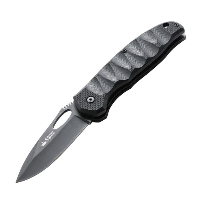 Нож Kizlyar Supreme Hero, сталь 440C, черный 