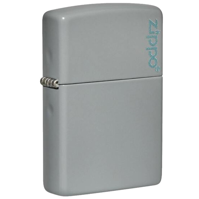 Зажигалка Zippo 49452 Flat Grey Zippo Logo (49452ZL)  