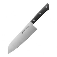 Нож кухонный Samura Harakiri Сантоку, 175 мм, Black SHR-0095B