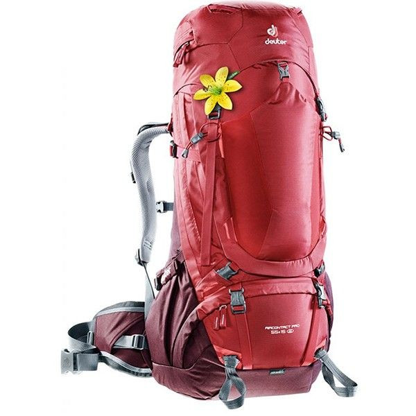 Рюкзак Deuter Aircontact PRO 55+15 SL cranberry-aubergine  