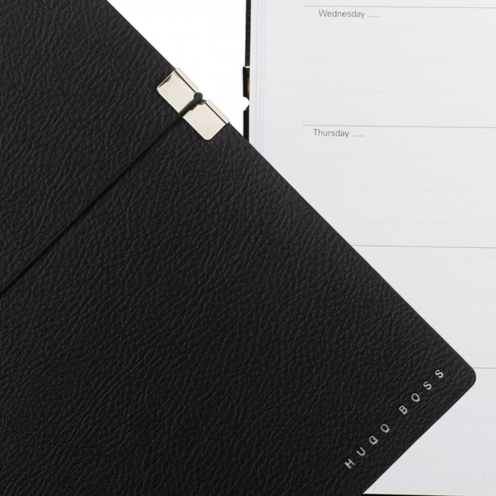 Ежедневник A5 Hugo Boss Storyline Agenda - черный  