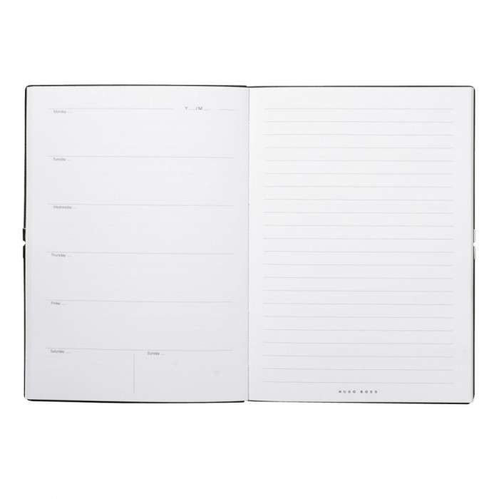 Ежедневник A5 Hugo Boss Storyline Agenda - черный  