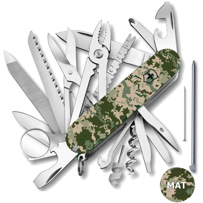 Складной нож Victorinox SWISSCHAMP ARMY Пиксель 1.6795.3.W3940p  