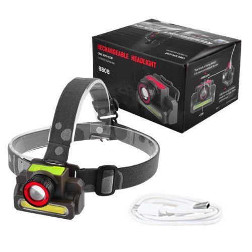 Фонарь налобный Police 8808/6908-XPE+COB  