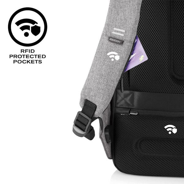 Рюкзак антивор XD Design Bobby Pro, Grey (P705.242)  