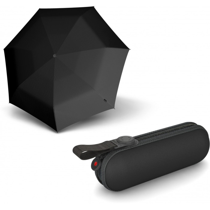 Зонт Knirps X1 Black UV Protection Мех / Складной / 7 спиц / D90x18см