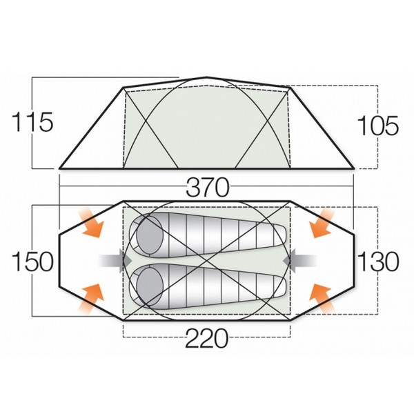 Палатка Vango Nemesis 200  