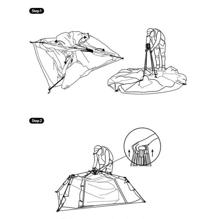 Тент для кемпинга Naturehike CNK2450WS021, бежевый  