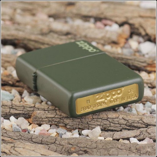 Зажигалка Zippo 221 Green Matte, LOGO 221ZL  