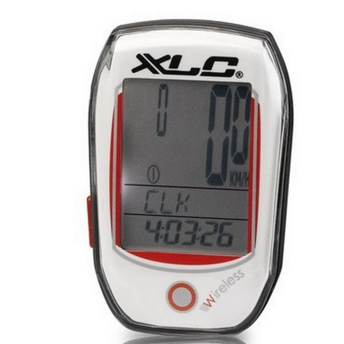 Велокомпьютер XLC BV-W03, 25 функций, белый 