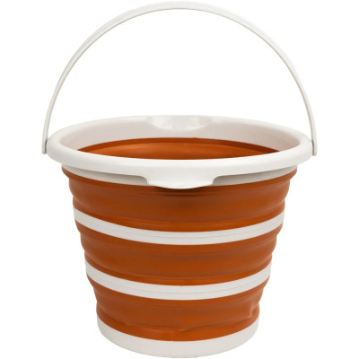 Ведро Tribe Water Bucket 10 л силиконовое T-FJ-0048, terracota