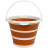 Ведро Tribe Water Bucket 10 л силиконовое T-FJ-0048, terracota