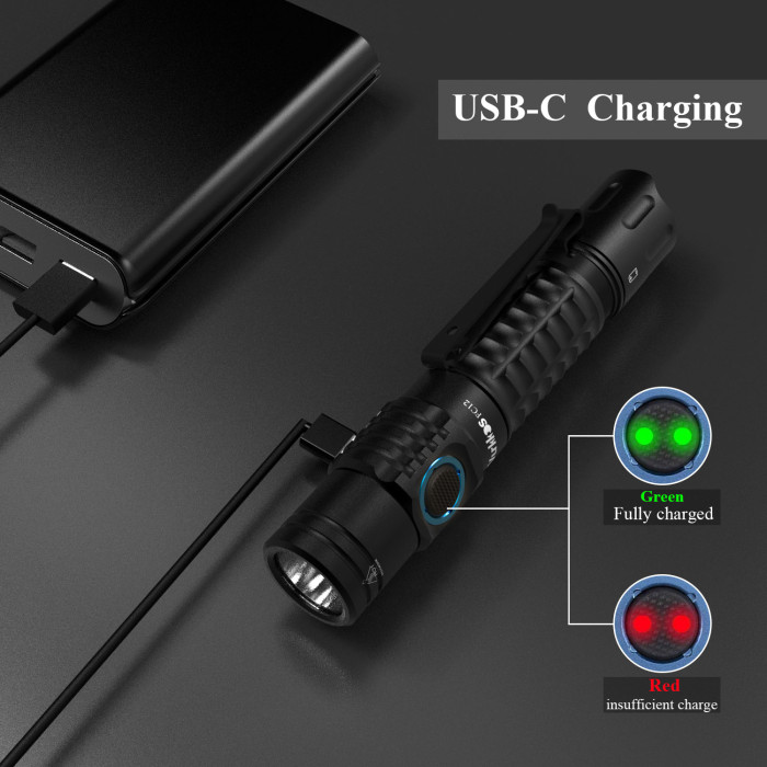 Фонарь Wurkkos FC12 SFT40 2000lm, черный  