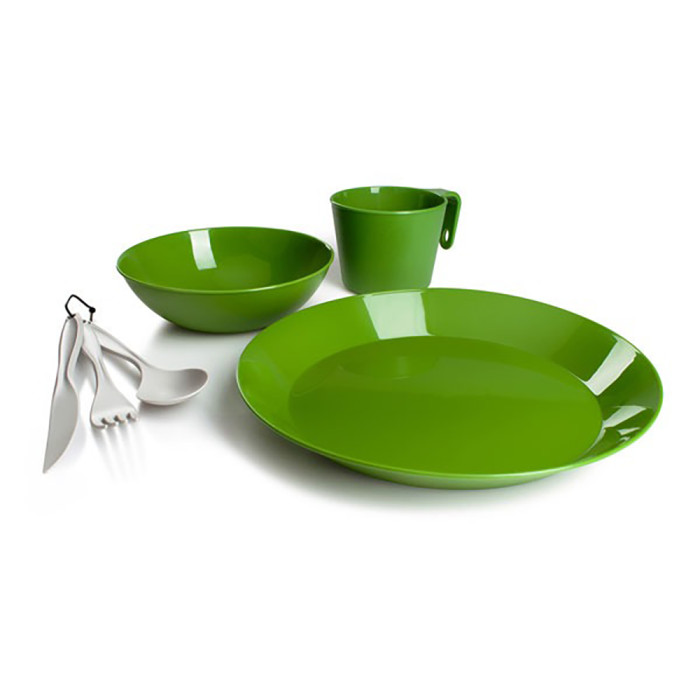 Набор посуды GSI Outdoors Cascadian 1 Person Table Set (зеленый)  