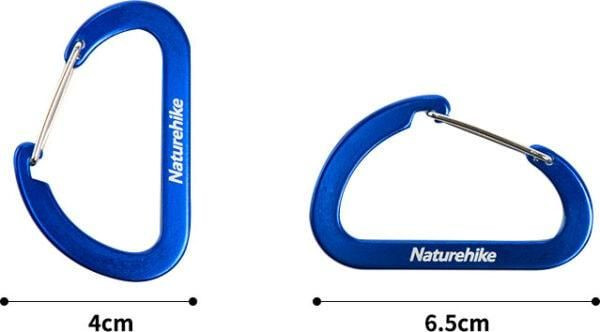 Карабин многофункциональный Naturehike 65 мм 2 pack NH15A002-H  