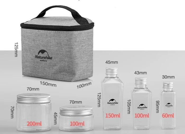 Набор для специй Naturehike BBQ LNH19T002-Pgrey (витринный образец / поврежденная упаковка)  