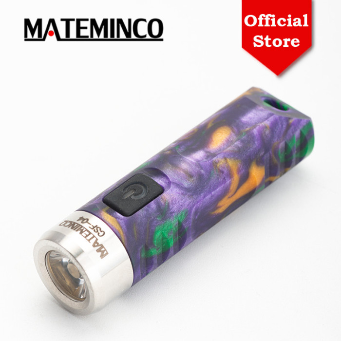 Фонарь Mateminсo CSF04 MINI, фиолетовый  