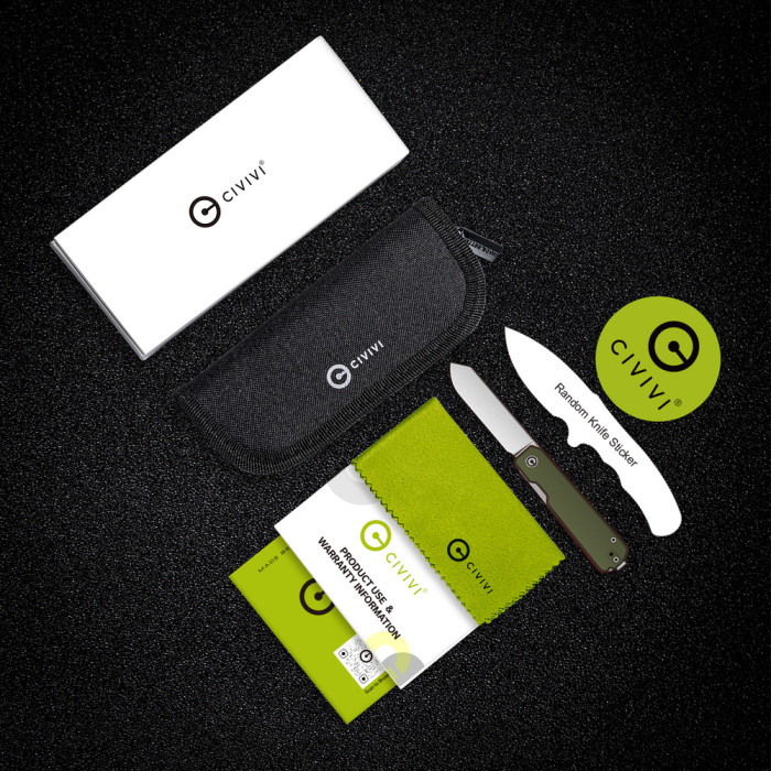 Нож складной Civivi Sendy Milled Green/Red C21004B-1  