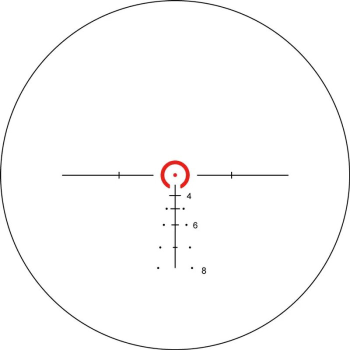 Прицел оптический XD Precision Black-C.Q.B F2 1-6x24 сетка BDC  