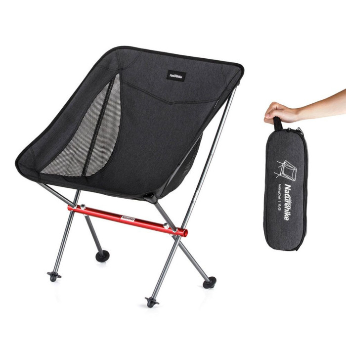 Стул складной Naturehike YL05 NH18Y050-Z, черный  