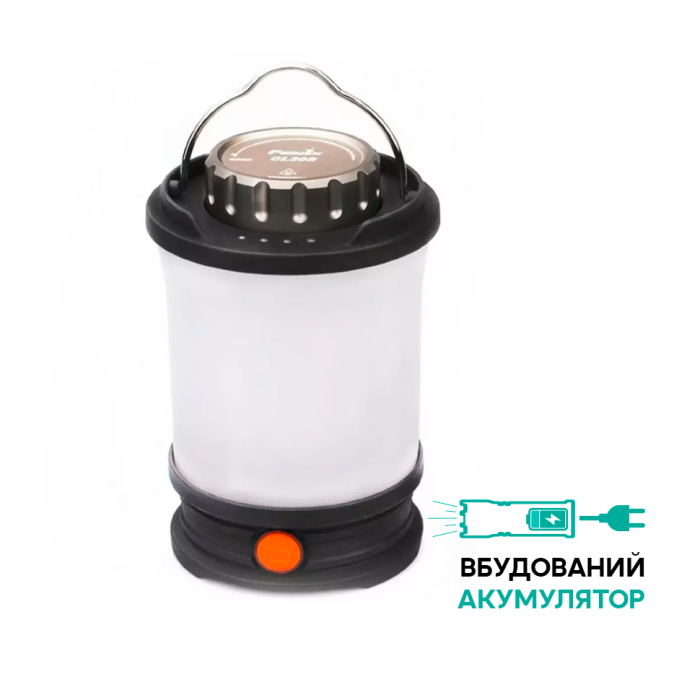 Кемпинговый фонарь Fenix CL30R, 650 лм (черный)  