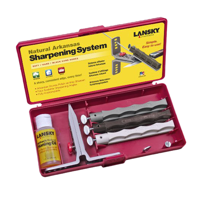 Точилка для ножей Lansky Natural Arkansas Knife Sharpening System LNLKNAT  