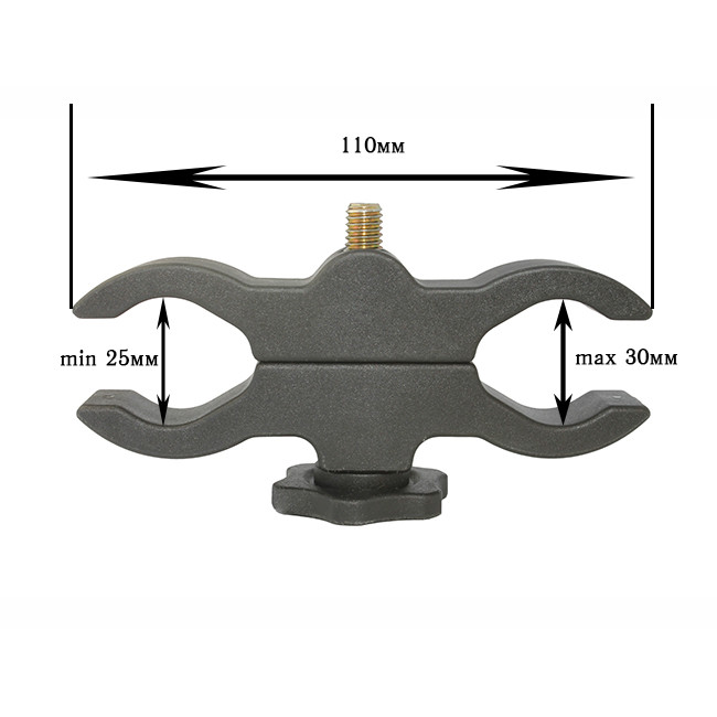 Крепление для фонаря на гладкоствольное оружие (25-31 мм)  